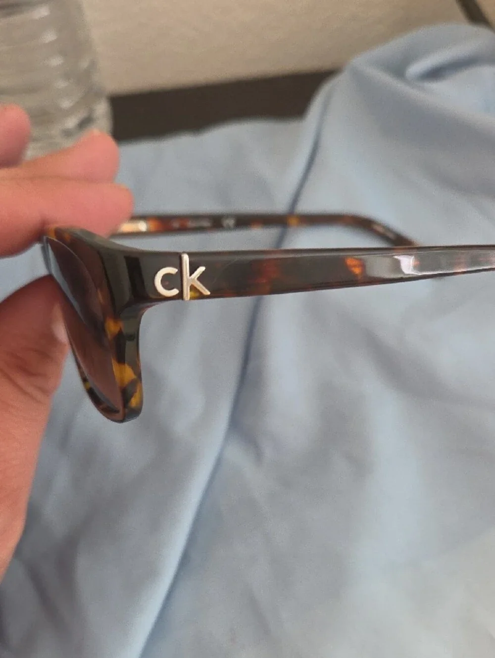 Calvin Klein Men's Tortoiseshell Sunglasses - Brown & Black